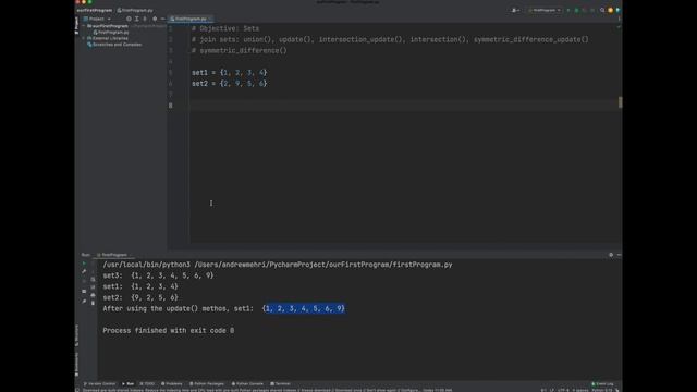 Python Lesson 49: Set Part 4 смотреть онлайн