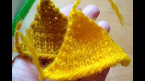 ТРЕУГОЛЬНИК ВЯЖЕМ СПИЦАМИ НОВЫЙ МАСТЕР КЛАСС