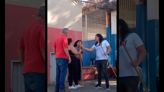 Video Aula pratica uso de Teodolito caseiro  Trigonometria  seno cosseno tangente