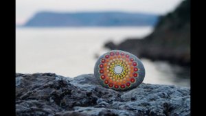 Май 2019 мандала на пляже Инжир