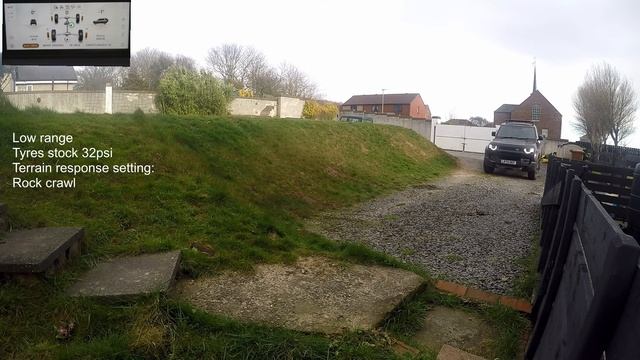 New Land Rover Defender Offroad climbing a steep bank смотреть онлайн