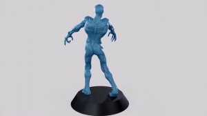 Zombie Undead Pose 04 - 3D print model