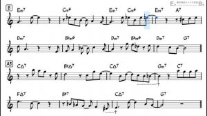 Dindi - Backing Track with Sheet Music for Alto Sax