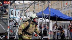 Липецкие огнеборцы вошли в пятёрку лучших V международных соревнований среди пожарных и спасателей