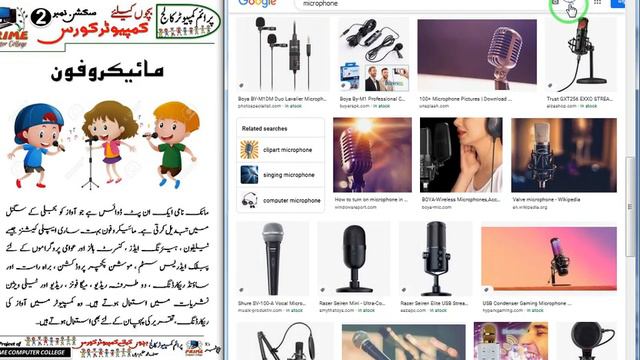 Input Devices 6 | Microphone | Computer Microphone Urdu | What is a Microphone |  Microphone Histor