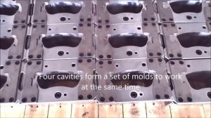 A single-cavity iso-density pressing mold