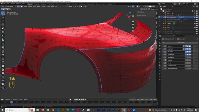 Modelar un coche en Blender: Paso 8, Parachoques Trasero смотреть онлайн