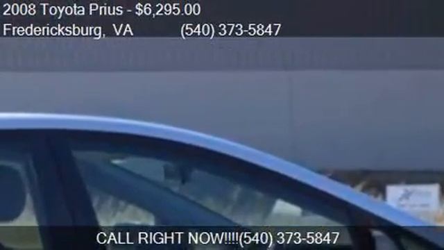 2008 Toyota Prius Base for sale in Fredericksburg, VA 22401 смотреть онлайн