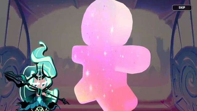 Sea Fairy Cookie tries to reach Moonlight Cookie