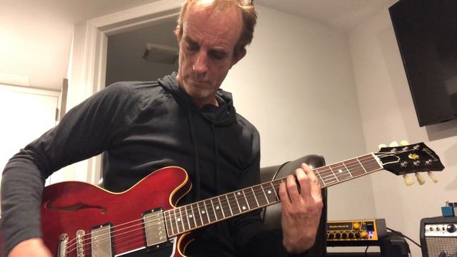 No talking. Gibson custom shop 335 VOS 61 RI . Slight overdrive tone смотреть онлайн