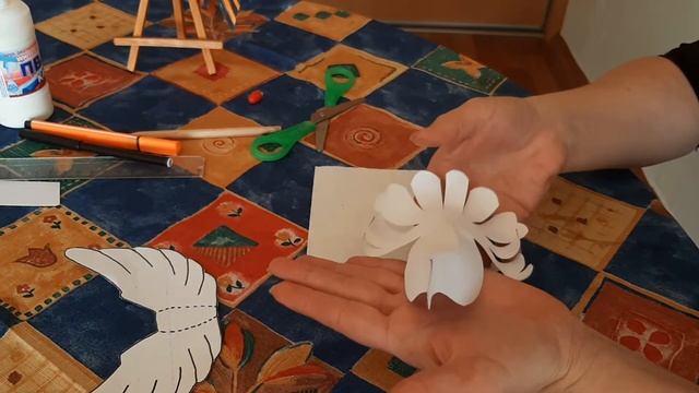 Конструирование из бумаги "Голубь мира" для детей 5 - 7 лет смотреть онлайн