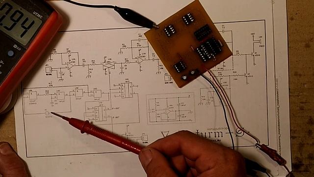 1 ч.Делаем Volksturm S .Проверка питания и генератора 32768кгц. смотреть онлайн