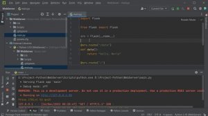 web server на python с библиотекой flask