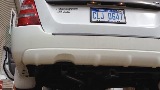 2004 Subaru Forester XS exhaust смотреть онлайн