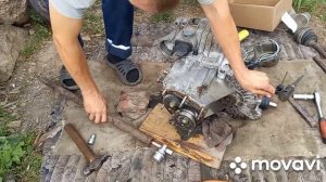 ремонт кпп ваз 21099.разборка.часть 1.