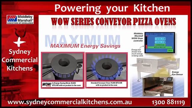 MIDDLEBY MARSHALL WOW!2 Series Conveyor Pizza Ovens смотреть онлайн