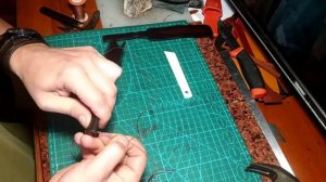 Ножны из кожи, своими руками.