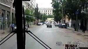 Ростов-на-Дону 2004 год. На автобусе Mercedes Benz O305