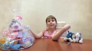 Тортик для Ани. Оригинальный подарок на день рождения Резинки Rainbow Loom