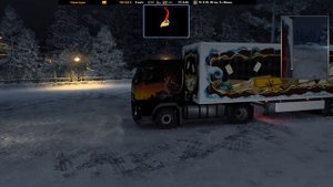 ЗИМА В EURO TRUCK SIMULATOR 2 БЕЗ МОДОВ!