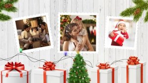 Новогодние поздравления открытка Christmas Slideshow frame - Videohive DIZAYNPROJECT