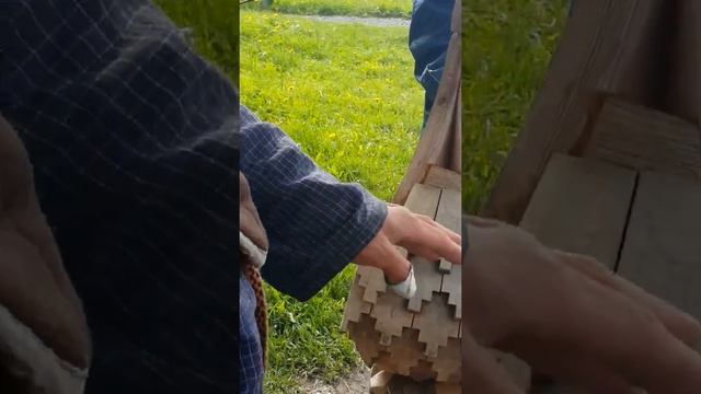 Остров Кижи- Карелия. Мастер-класс по изготовлению деревянной черепицы. смотреть онлайн