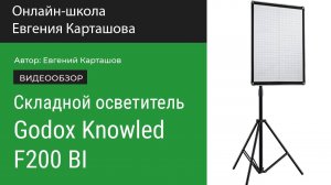 Складной светодиодный источник Godox Knowled F200BI