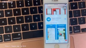 Telegram on iphone 5 ios 10.3.4  juli 2022