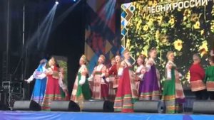Всероссийский фестиваль-марафон "Песни России". Ансамбль народной песни "Сударушка".СДШИ