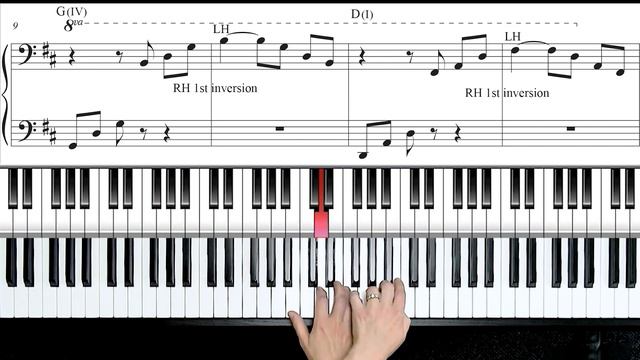 How to Improvise on Piano: Christmas Music Silent Night chord improvisation (free sheet music) смотреть онлайн