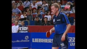 Table tennis Bercy 2003 F.Hkansson - Ma Lin:  W.Schlager - Joo Se Hyuk