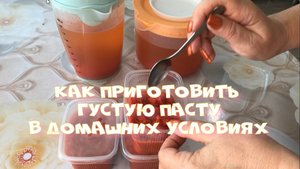 Как приготовить быстро ГУСТУЮ ТОМАТНУЮ ПАСТУ В домашних условиях.mp4