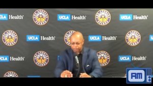 Fred Williams postgame after Los Angeles Sparks' 79-73 loss to Las Vegas Aces | June 27