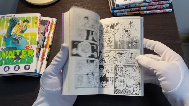 ХАНТЕР Х ХАНТЕР - РАСПАКОВКА ЯПОНСКОЙ МАНГИ #hunterxhunter