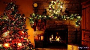 Christmas Fireplace 4K ?треск камина? chillout video для сна? медитация? рождественский камин ёлка