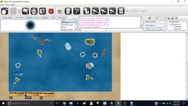 Pirates Constructible Strategy Game on the VASSAL module - Calypso shuts out the Spanish смотреть онлайн