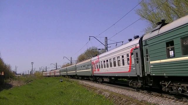 ЭП1М-614 с поездом №563 Москва - Балаково смотреть онлайн