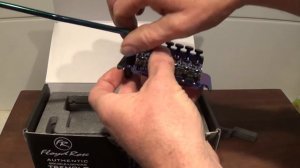 Floyd Rose authentic 1000 series Original style tremolo burnt chrome unboxing