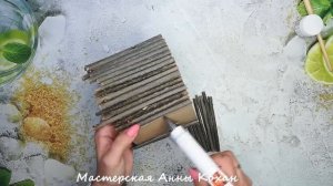 DIY⚱КАШПО ИЗ ВЕТОК⚱ВАЗА ИЗ ПРИРОДНЫХ МАТЕРИАЛОВ  своими руками⚱Поделки из картона⚱Декор дома