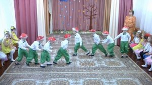Осенние танцы. Танец грибов. Средняя группа.