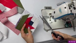 Учимся шить лоскутный блок Тюльпан. Лоскутное шитьё для начинающих.