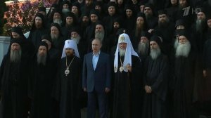 Владимир Путин посетил Свято-Пантелеймонов монастырь на Афоне