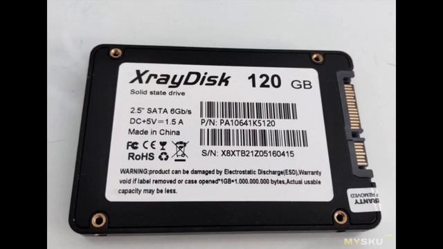 Обзор SSD накопителя XrayDisk M540 на 120ГБ - дёшево но очень медленно | #Обзор