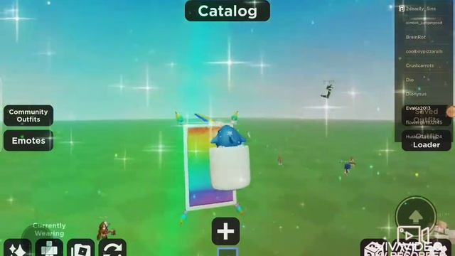 я показываю как сделать ковёр-самолёт в роблоксе Catalog Avatar Creator!#