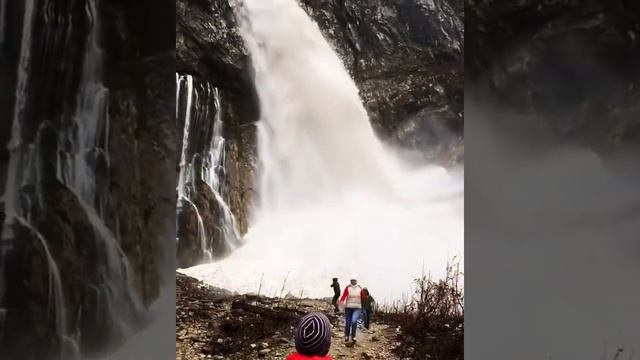 На Гегском Водопаде в Абхазии сошла лавина?????⛷⛷⛷⛷⛷⛷⛷⛷⛷⛷