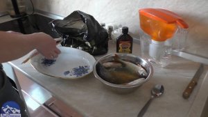 Как приготовить окуня в жидком дыме после рыбалки