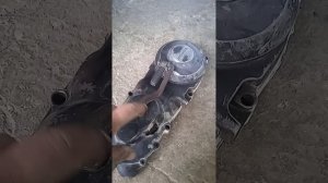 honda lead 90 из говна в нормальное состояния 5 ( пробита крышка вариатора)