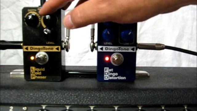 DingoTone LGP phaser with FDD and Fender amp demo смотреть онлайн