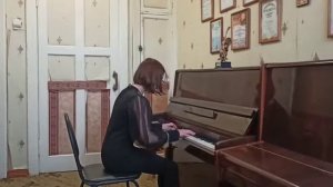 "ТОККАТА"  К. СЕЙКСАС  исполняет Александра Сорокина. Преподаватель Нелли Толмакова