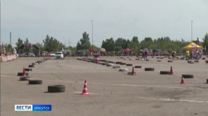 Заезды на высокой скорости. В Иркутске прошли автомобильные гонки "Ралли-Спринт"